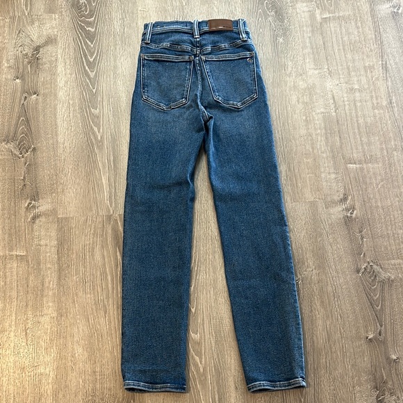 Madewell Women Sz 23 The Perfect Vintage‎ High Rise Classic Blue Denim Pant Jean - Picture 8 of 9